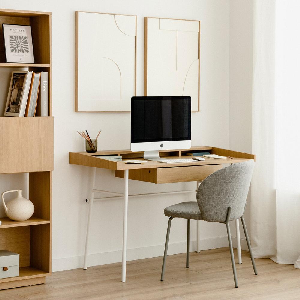 kenay home Escritorio blanco 120