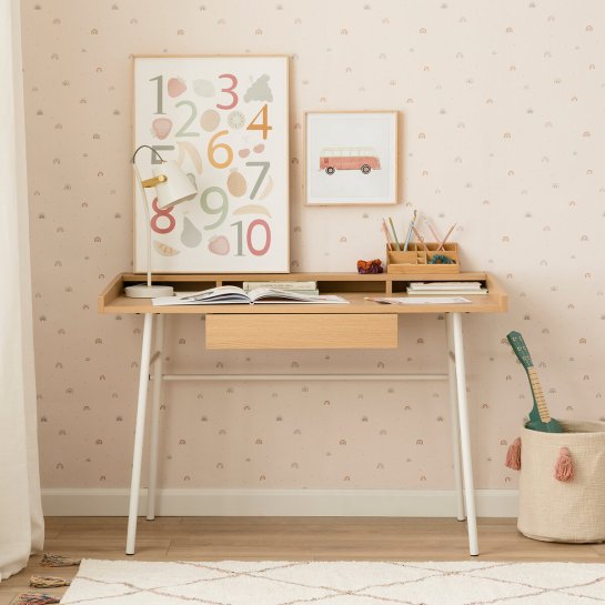 Kenay Home Escritorio Blanco Infantil 120