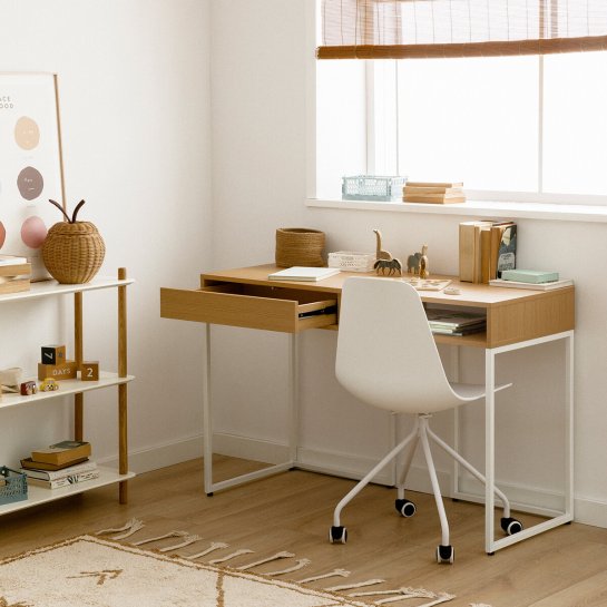 Kenay Home Escritorio Blanco Infantil 120