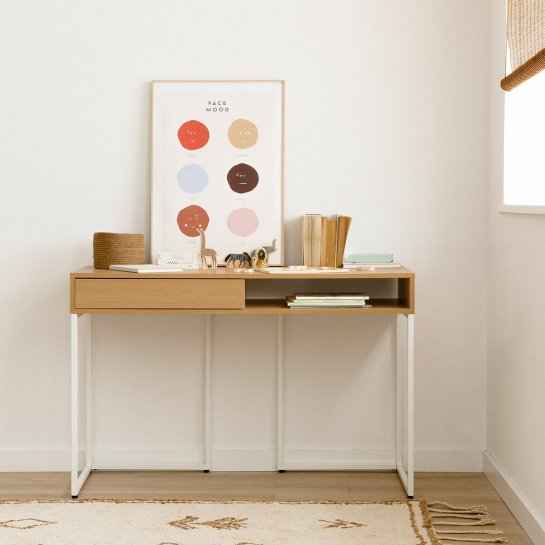 Kenay Home Escritorio Blanco Infantil 120