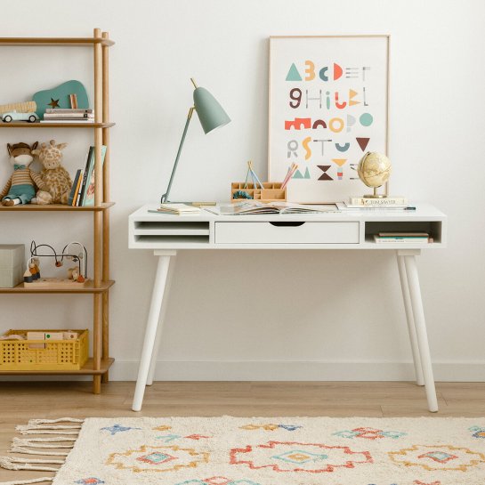 Kenay Home Escritorio Blanco Infantil