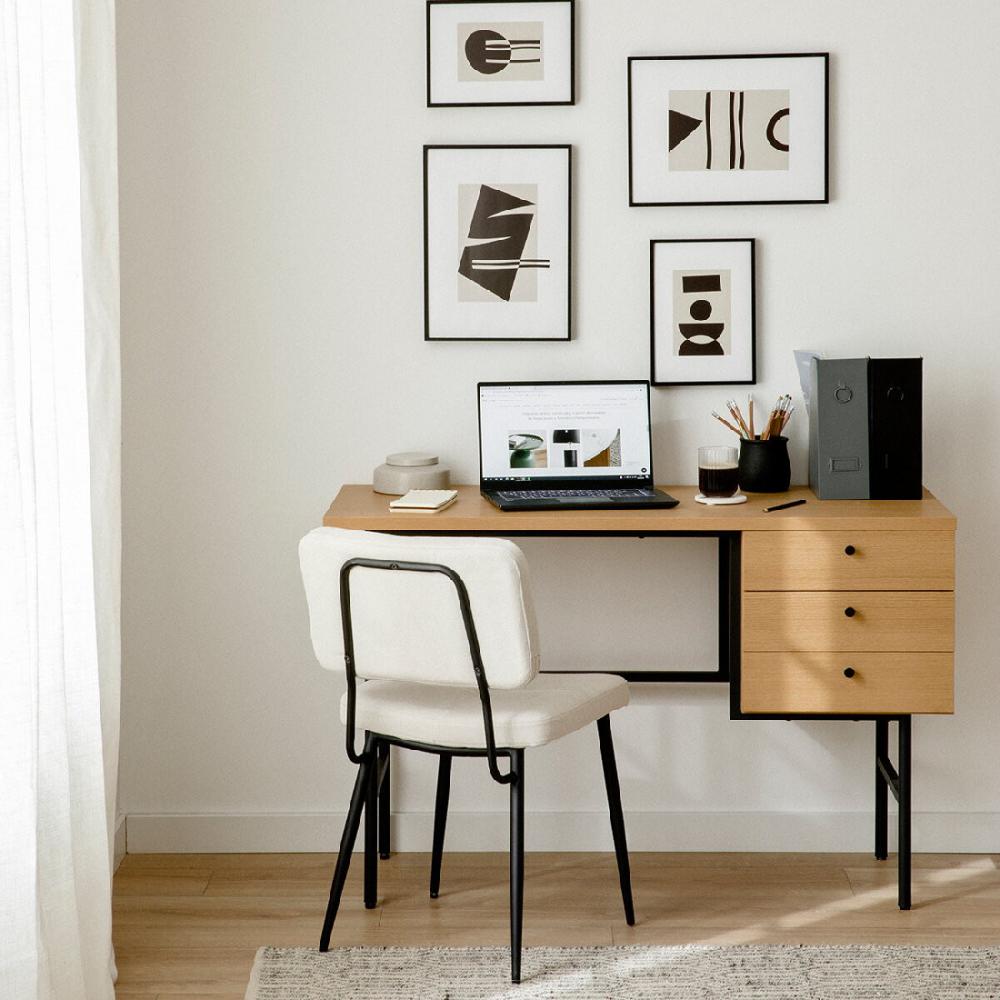 kenay home Escritorio negro 120