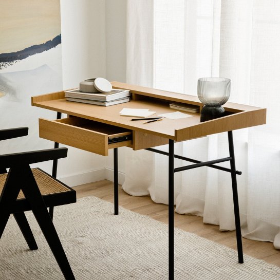 Kenay Home Escritorio Negro 120