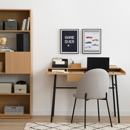 Kenay Home Escritorio Negro Infantil 120