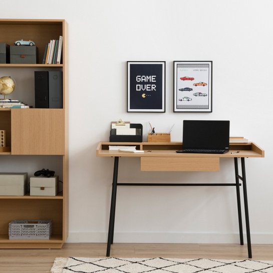 Kenay Home Escritorio Negro Infantil 120