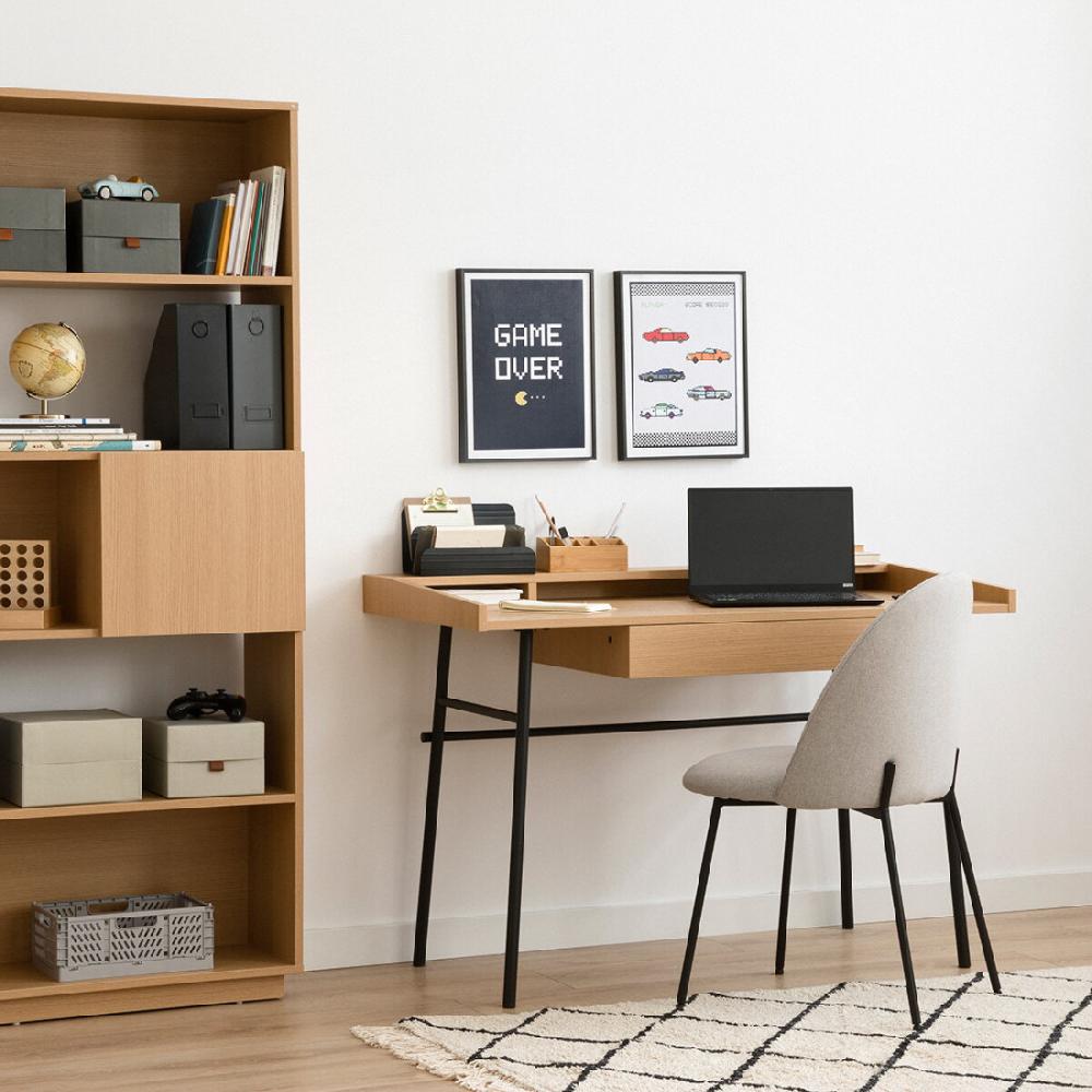 kenay home Escritorio negro infantil 120