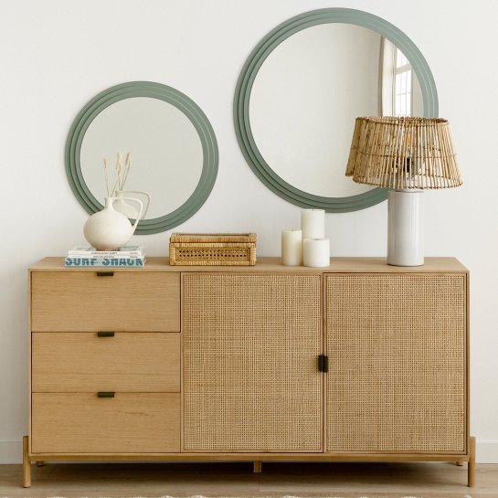 Kenay Home Espejo 60 Cm Verde