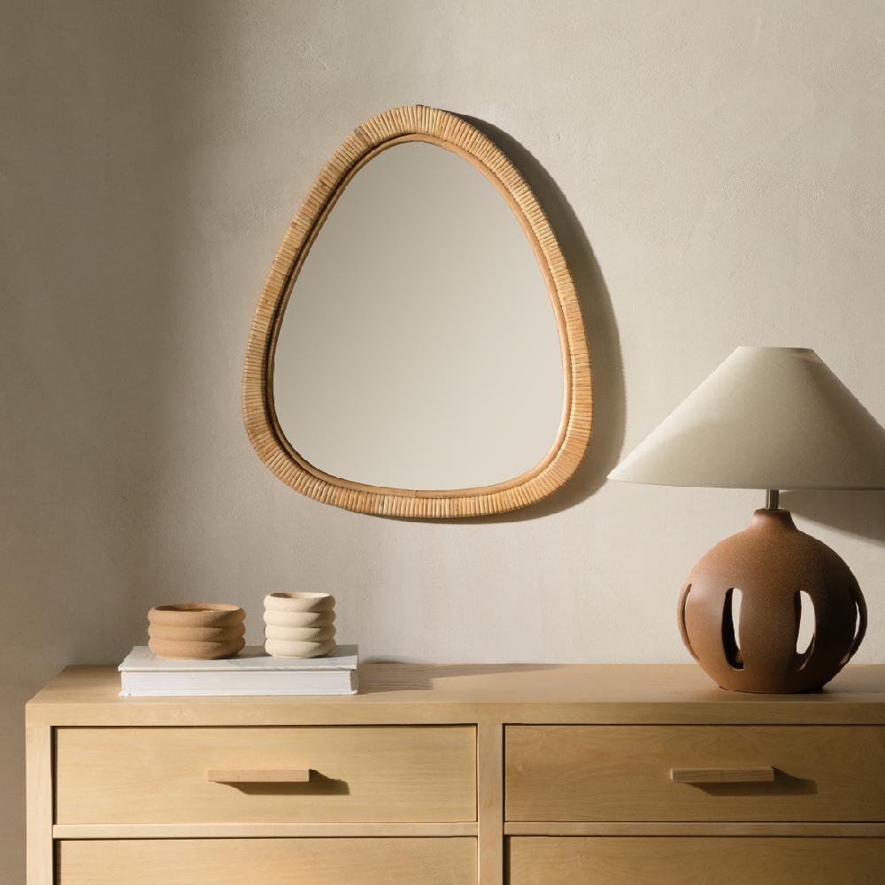 kenay home Espejo bambú pequeño