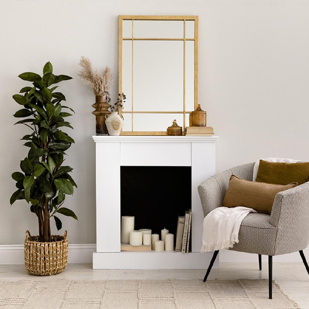 kenay home Espejo dorado 90x60