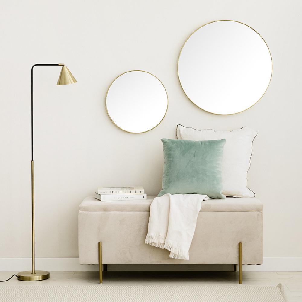 kenay home Espejo dorado mediano