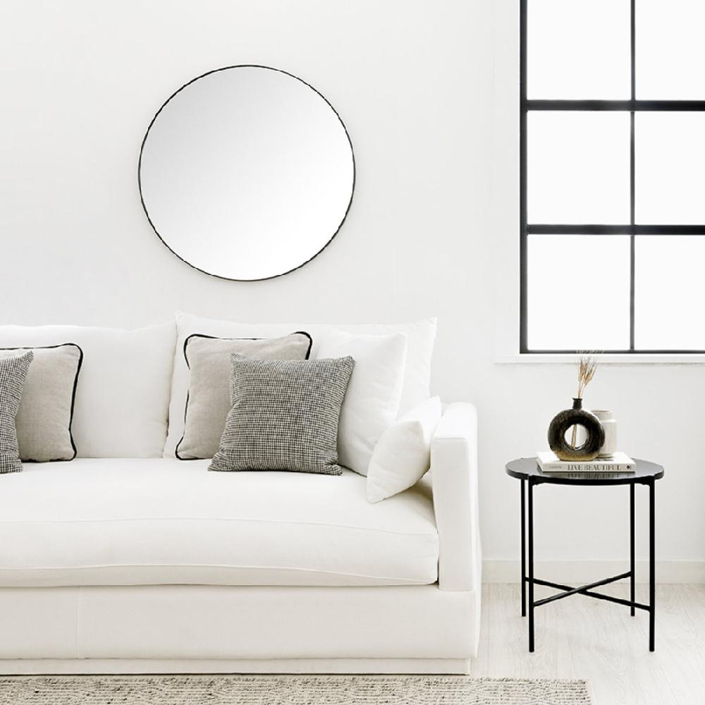 kenay home Espejo negro grande