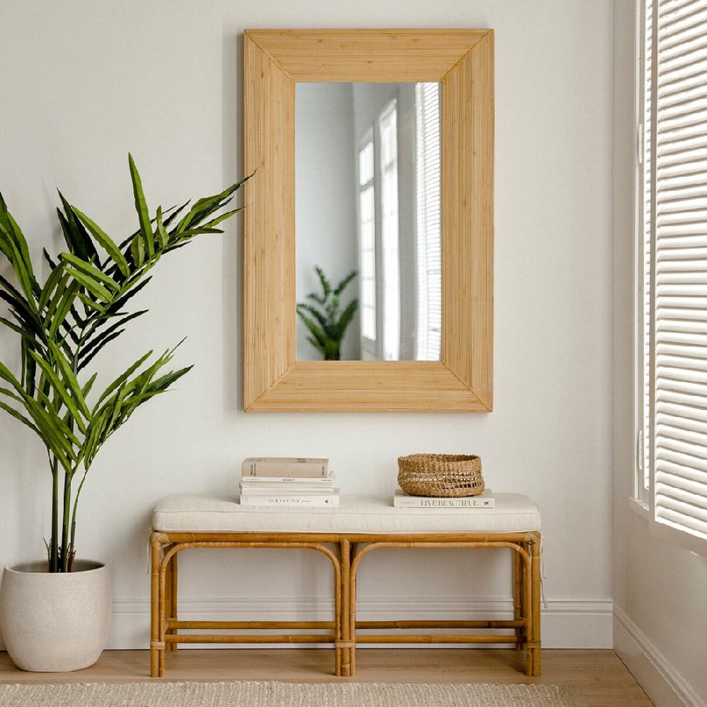 kenay home Espejo ratán 75 cm