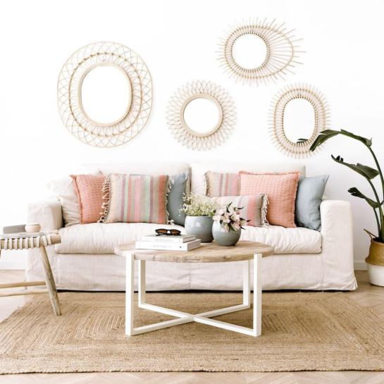 Kenay Home Espejo Ratán