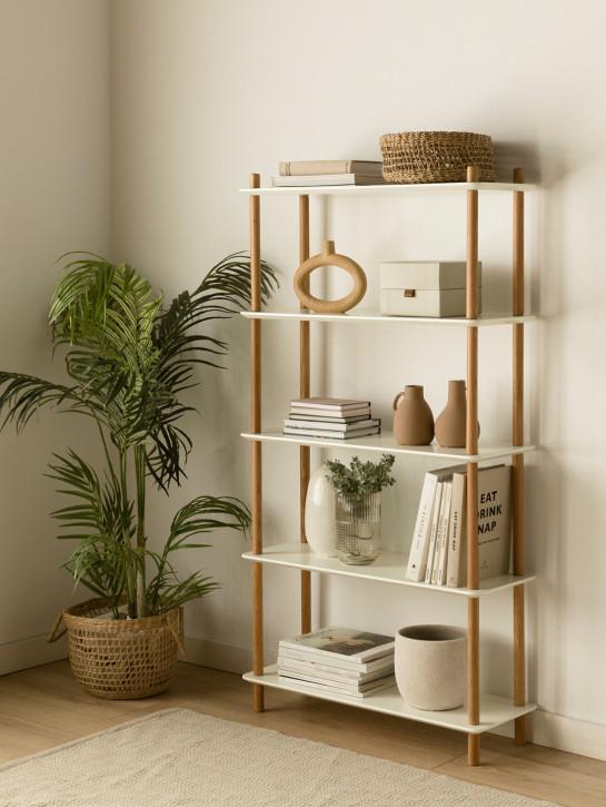 Kenay Home Estantería 149 Blanco-natural