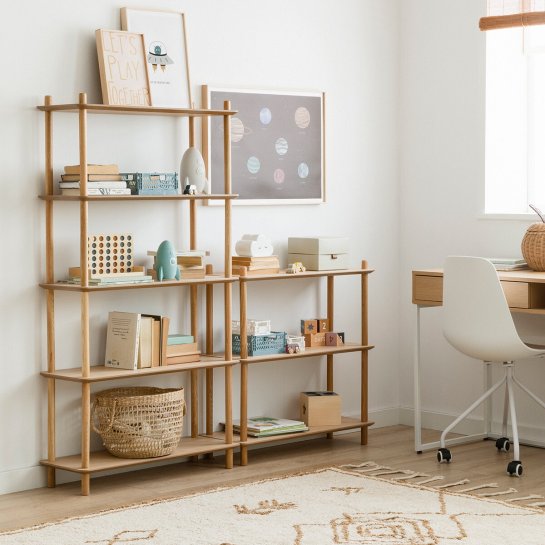 Kenay Home Estantería 149 Natural Infantil
