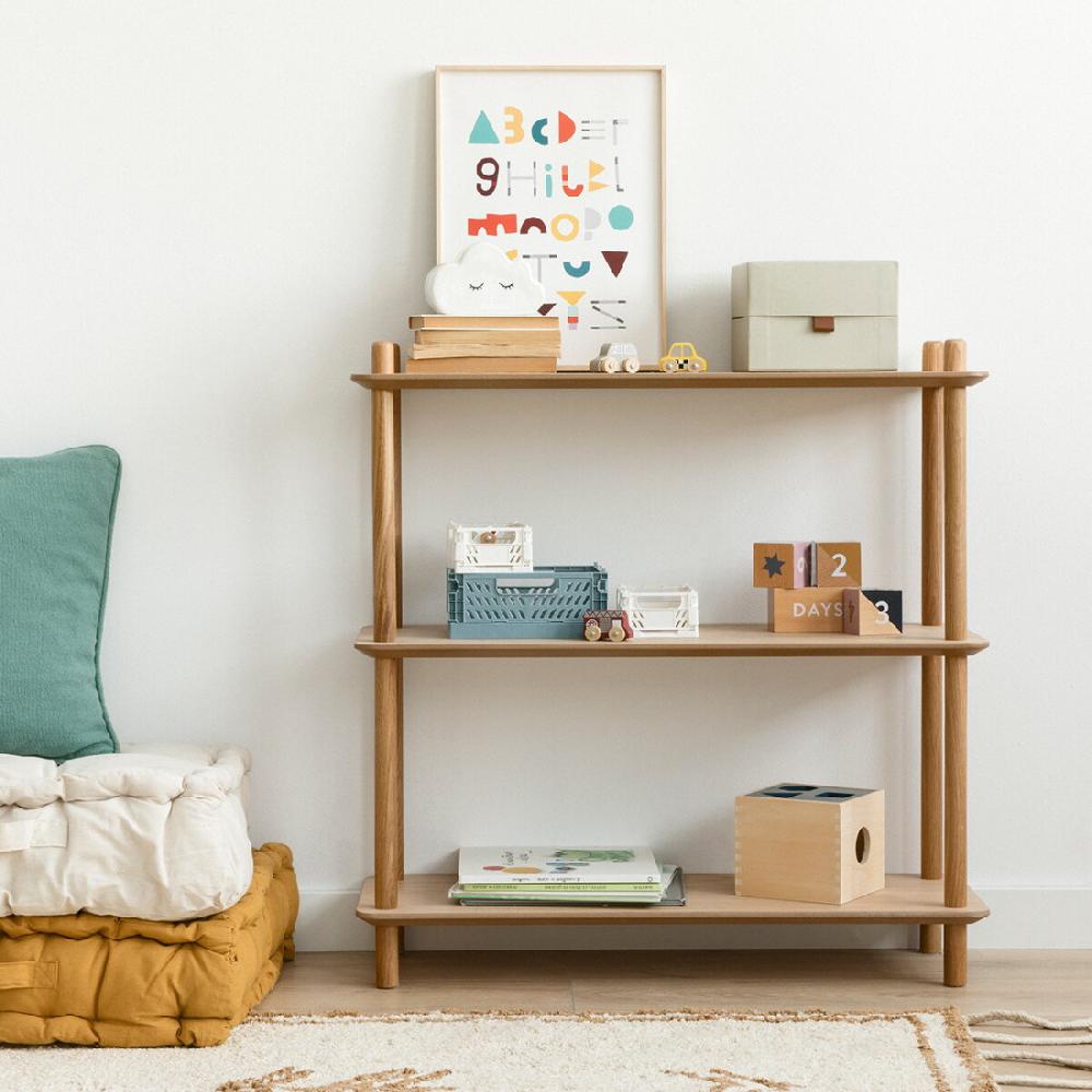 kenay home Estantería 82 natural infantil