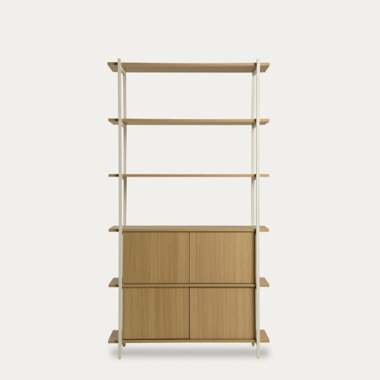 Kenay Home Estantería Alta Blanca Infantil