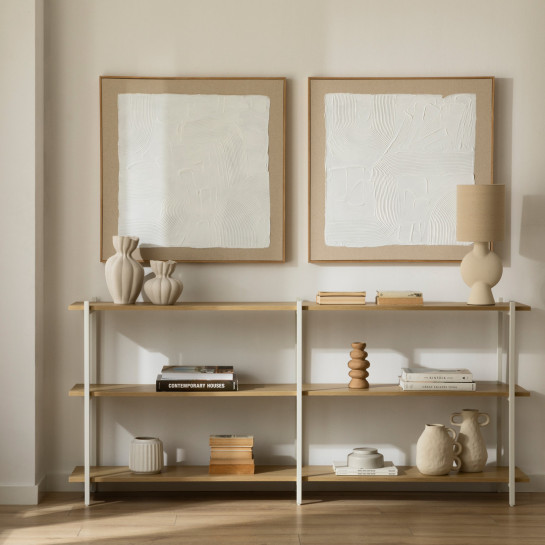 Kenay Home Estantería Baja Doble