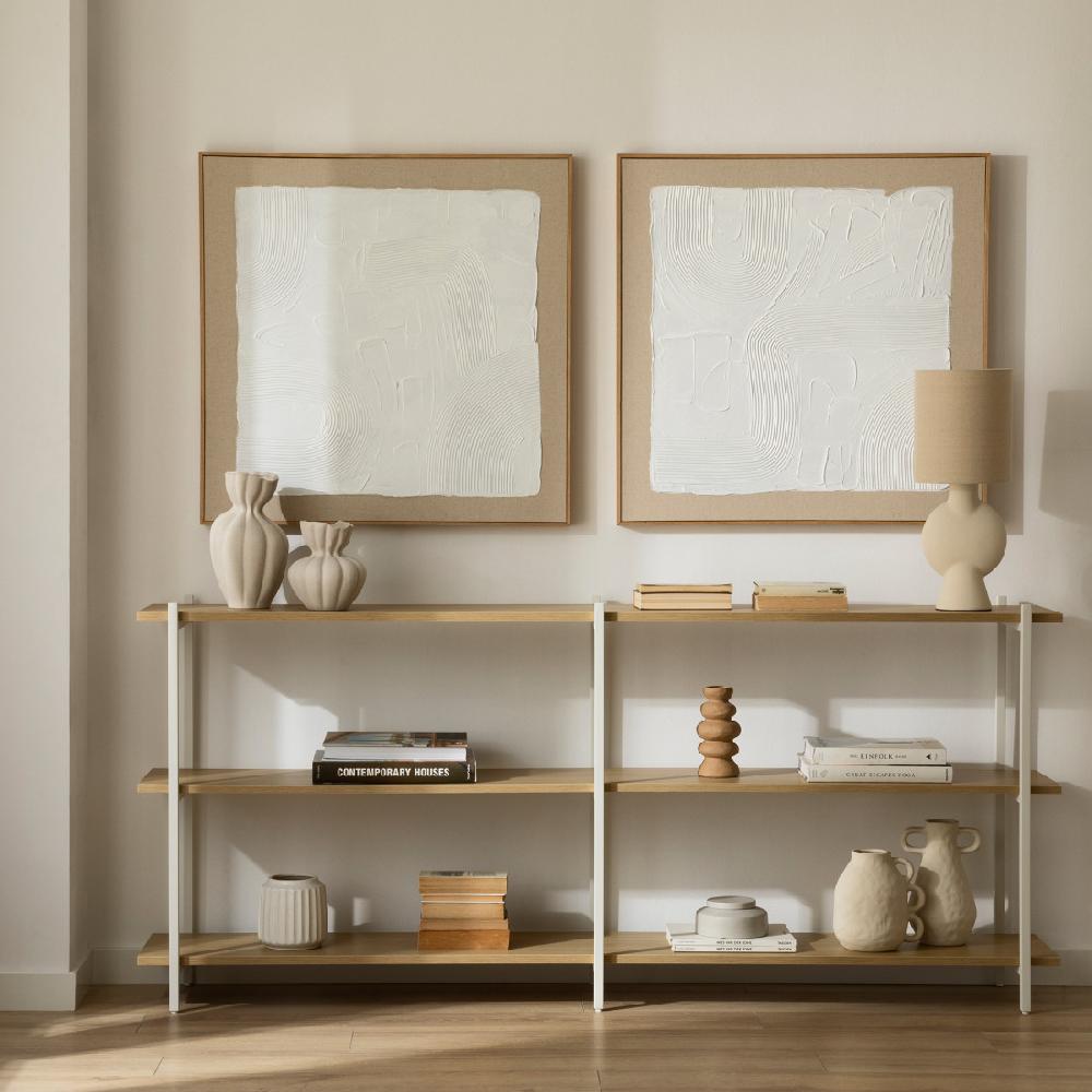 kenay home Estantería baja doble