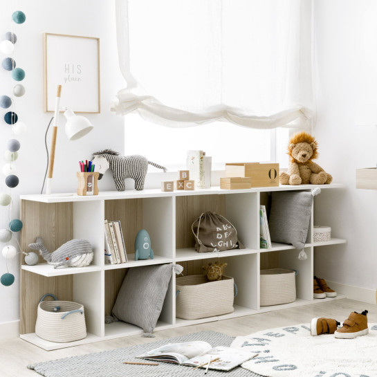 Kenay Home Estantería Baja Personalizable