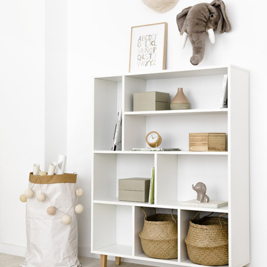 Kenay Home Estantería Blanca