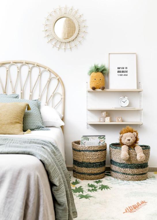 Kenay Home Estantería Fresno Blanco