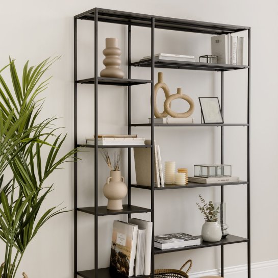 Kenay Home Estantería Negra