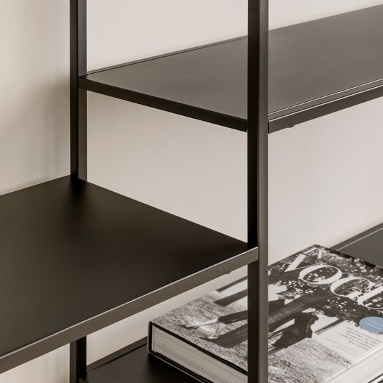 Kenay Home Estantería Negra