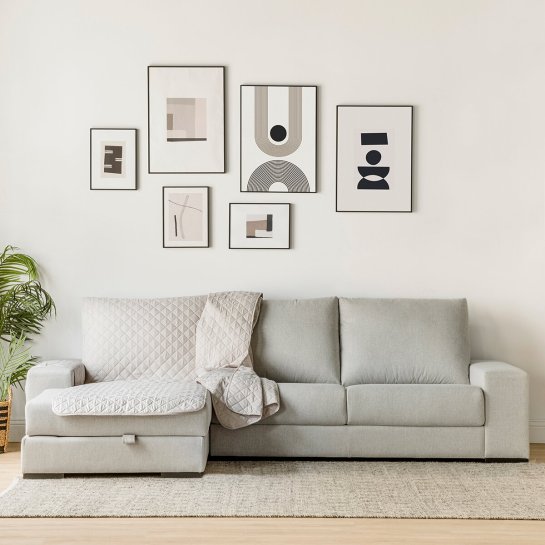 Kenay Home Funda Chaise 240 Cm Marfil