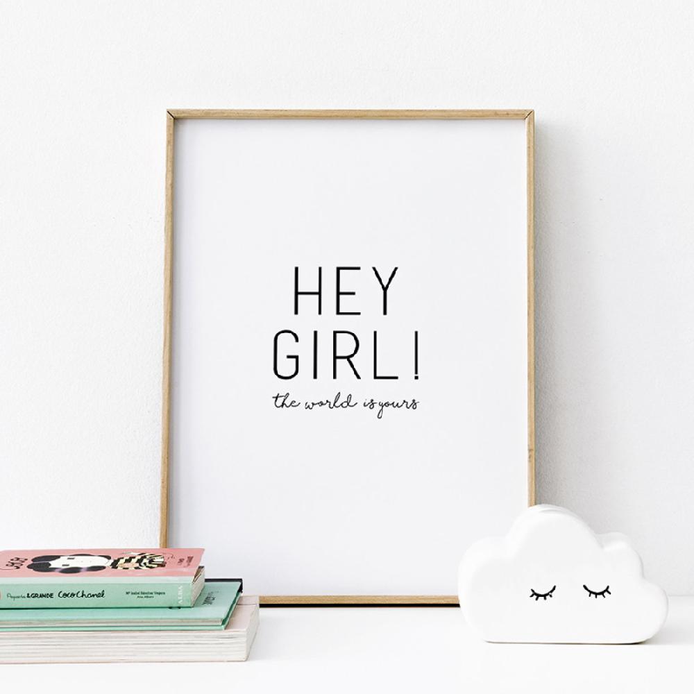 kenay home Girl lámina