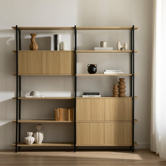 Kenay Home Jarrón Cerámica Marrón