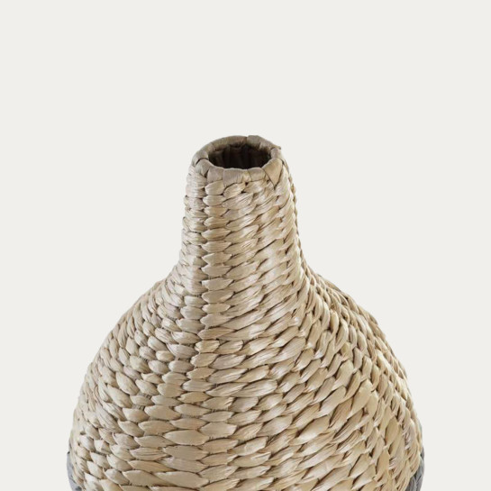 Kenay Home Jarrón Fibra Natural Grande
