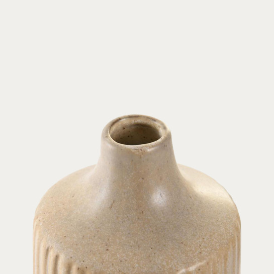Kenay Home Jarrón Gres Beige