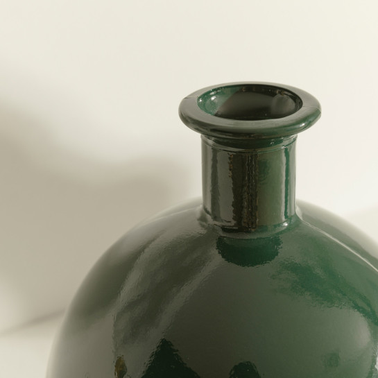 Kenay Home Jarrón Vidrio Azul