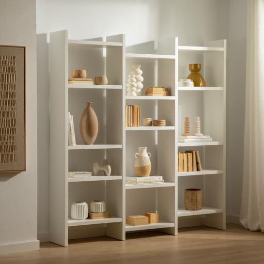 Kenay Home Jarrón Vidrio Beige