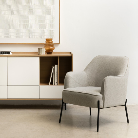 Kenay Home Jarrón Vidrio Marrón