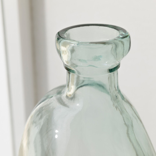 Kenay Home Jarrón Vidrio Transparente Grande