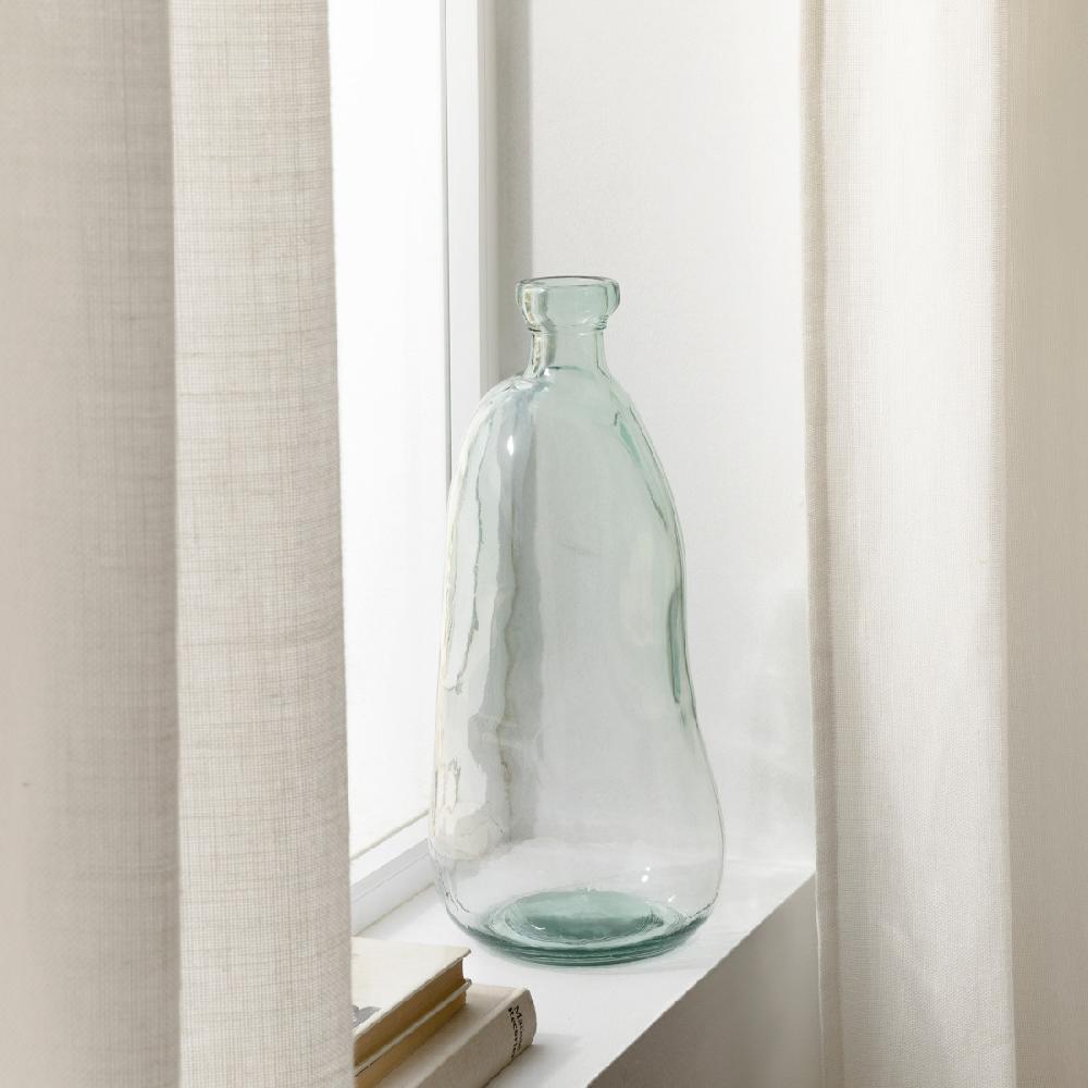 Kenay Home Jarrón Vidrio Transparente Grande