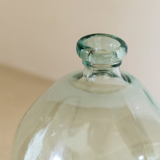 Kenay Home Jarrón Vidrio Transparente Pequeño