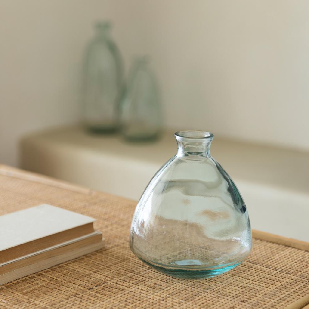 kenay home Jarrón vidrio transparente