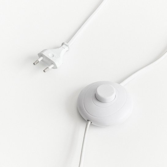 Kenay Home Lámpara De Pie Blanca