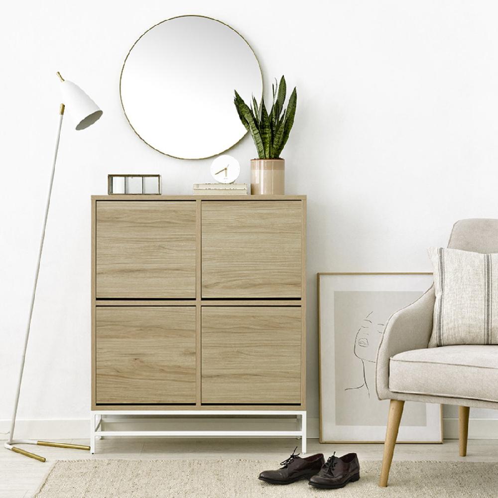 kenay home Lámpara de pie blanca