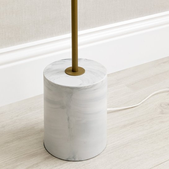 Kenay Home Lámpara De Pie Dorada