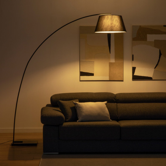 Kenay Home Lámpara De Pie Negra