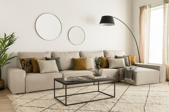 Kenay Home Lámpara De Pie Negra