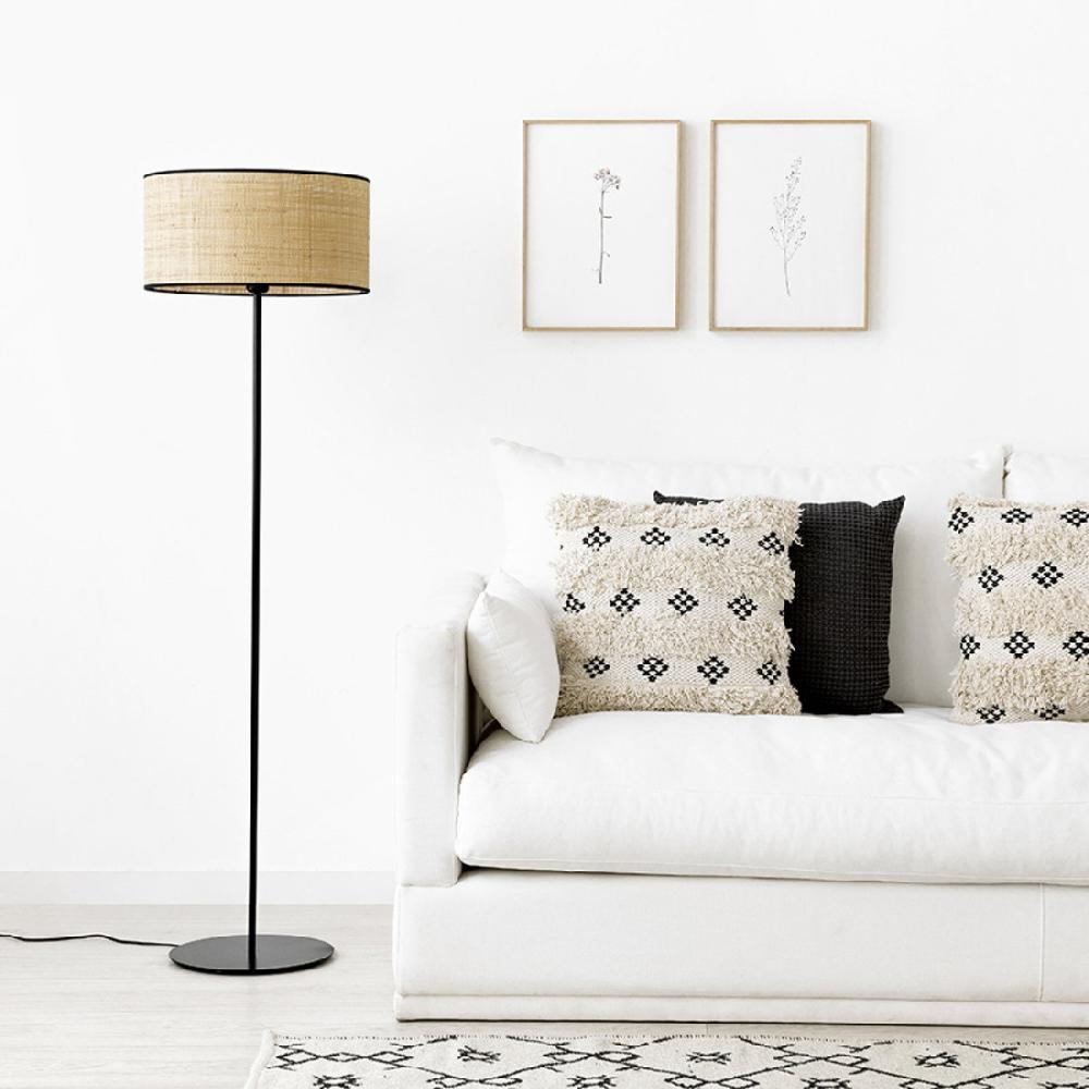 kenay home Lámpara de pie negra