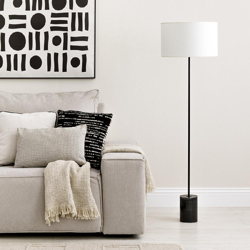 kenay home Lámpara de pie negra
