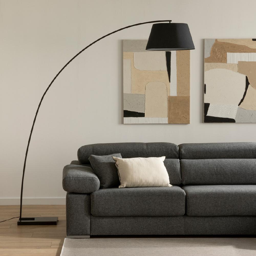 kenay home Lámpara de pie negra