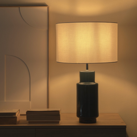 Kenay Home Lámpara De Sobremesa Azul