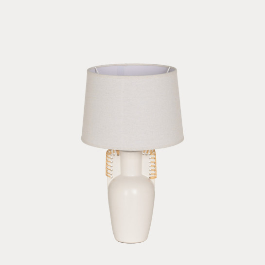 Kenay Home Lámpara De Sobremesa Beige